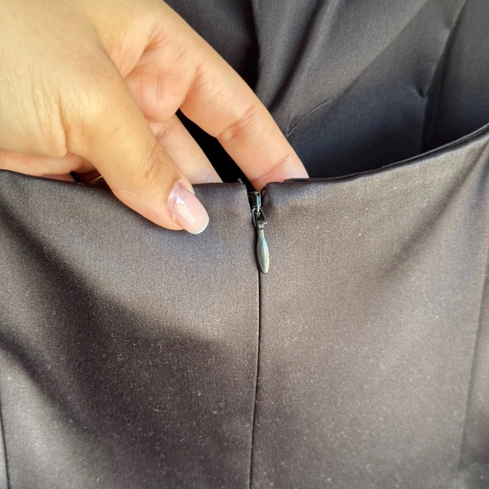 NWT Vince Camuto Elegant Black Strapless Dress | 6 - Picture 7 of 8